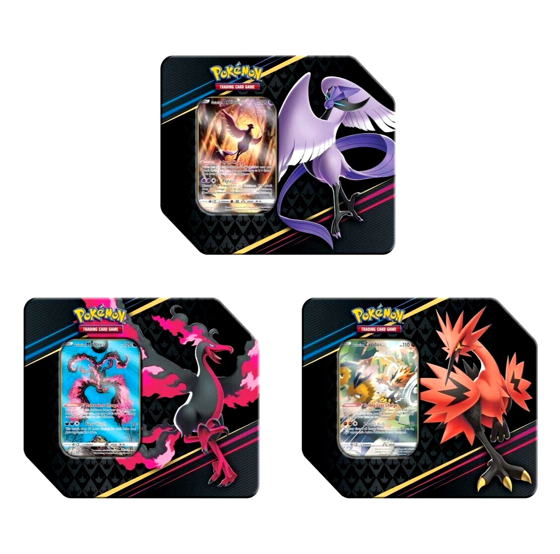 新品 GARNET CROW PREMIUM BOX Pokemon TCG: Crown Zenith Galarian Birds Tins (ENGLISH EDITION)