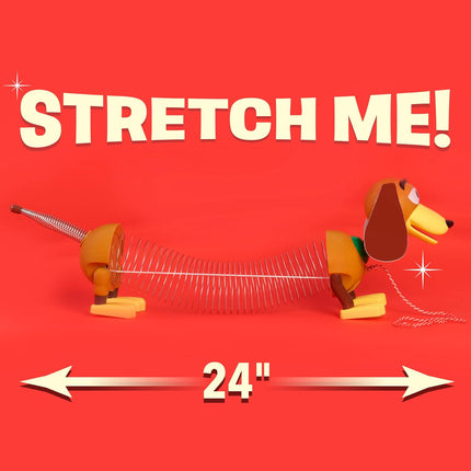 Retro Slinky Dog Pull Toy, Original Walking Spring Toy