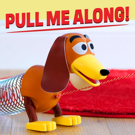 Retro Slinky Dog Pull Toy, Original Walking Spring Toy