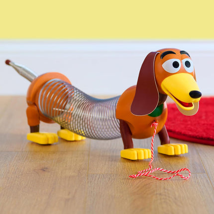 Retro Slinky Dog Pull Toy, Original Walking Spring Toy