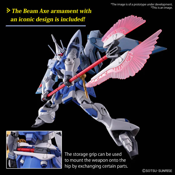 Bandai Hobby - 1/144 HG Gundam Seed Freedom, ZGMF-2027/A Gyan Storm (Agnes Giebenrath Custom) Model Kit