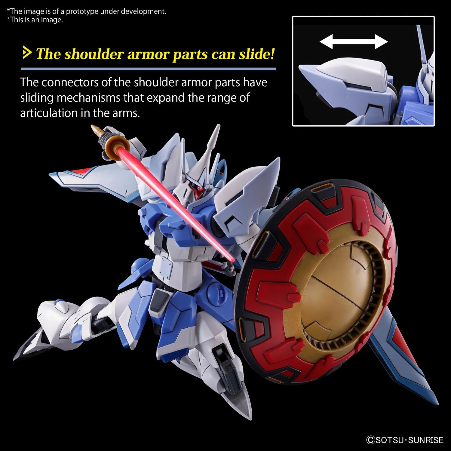 Bandai Hobby - 1/144 HG Gundam Seed Freedom, ZGMF-2027/A Gyan Storm (Agnes Giebenrath Custom) Model Kit