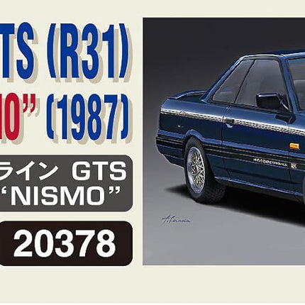 Hasegawa 1:24 Nissan Skyline GTS (R31) Early Version 'NISMO', (1987) Blue Model Kit