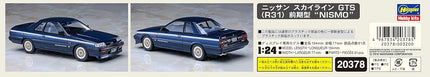 Hasegawa 1:24 Nissan Skyline GTS (R31) Early Version 'NISMO', (1987) Blue Model Kit