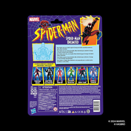 Spider-Man Marvel Legends Series Unlimited, Retro Comics Collectible 6-Inch Scale Action Figure