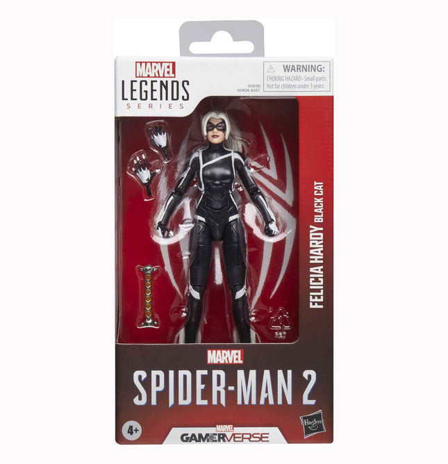 Marvel Legends Series Gamerverse Black Cat Felicia Hardy, Spider-Man 2 Video Game-Inspired Collectible 6 Inch Action Figure