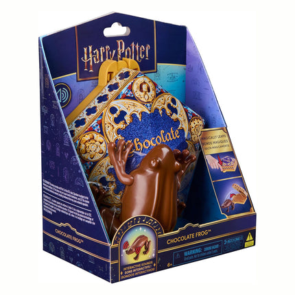 Wizarding World Harry Potter, Interactive Chocolate Frog Toy, Jumps & Leaps with Sound Effects