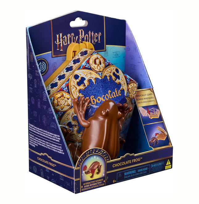 Wizarding World Harry Potter, Interactive Chocolate Frog Toy, Jumps & Leaps with Sound Effects