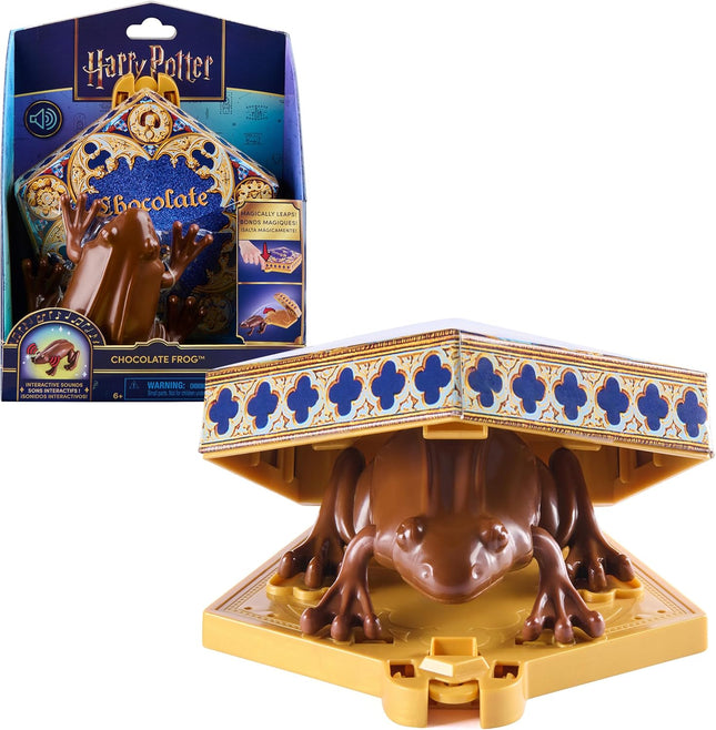 Wizarding World Harry Potter, Interactive Chocolate Frog Toy, Jumps & Leaps with Sound Effects