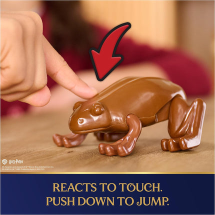 Wizarding World Harry Potter, Interactive Chocolate Frog Toy, Jumps & Leaps with Sound Effects