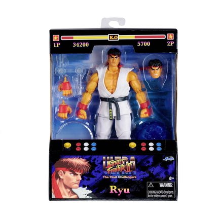 Jada Street Fighter II Ryu Deluxe Action Figure - 1:12 Scale Figure