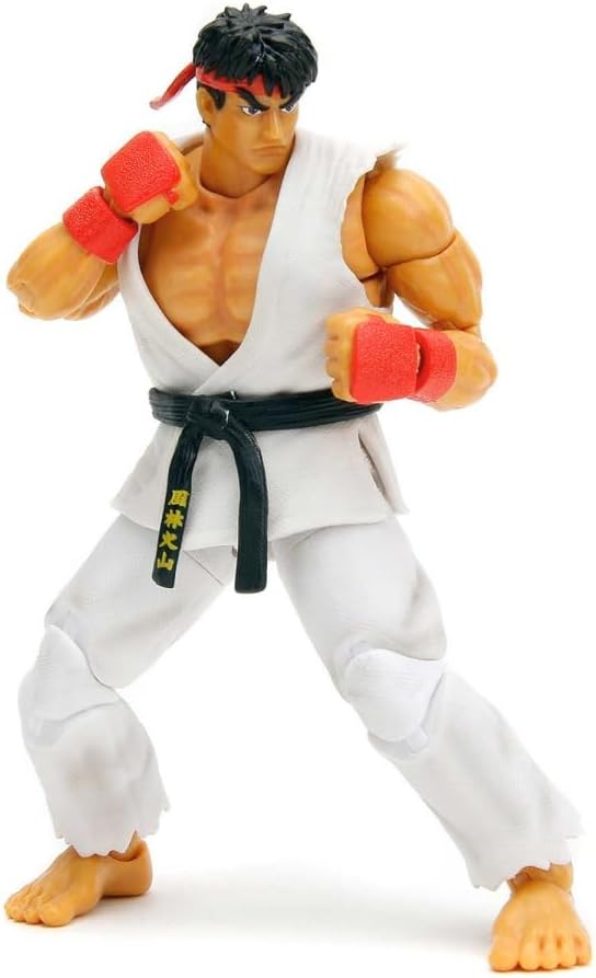 Jada Street Fighter II Ryu Deluxe Action Figure - 1:12 Scale Figure