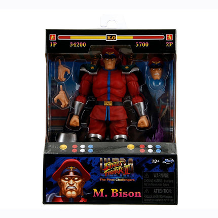 Jada Toys – Street Fighter II M. Bison Action Figure - 1:12 Scale Collectible