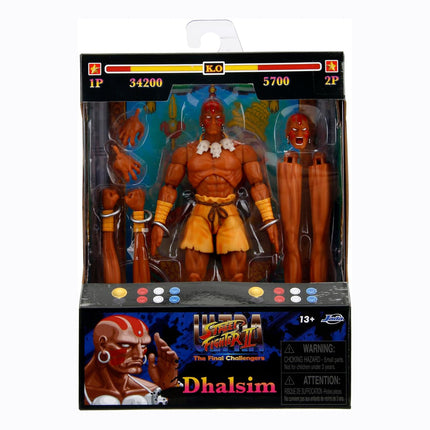 Jada Toys – Street Fighter II Dhalsim Action Figure - 1:12 Scale Collectible