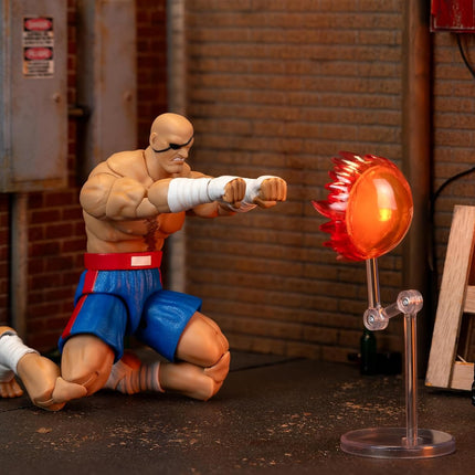 Jada Street Fighter II Sagat Deluxe Action Figure - 1:12 Scale Figure