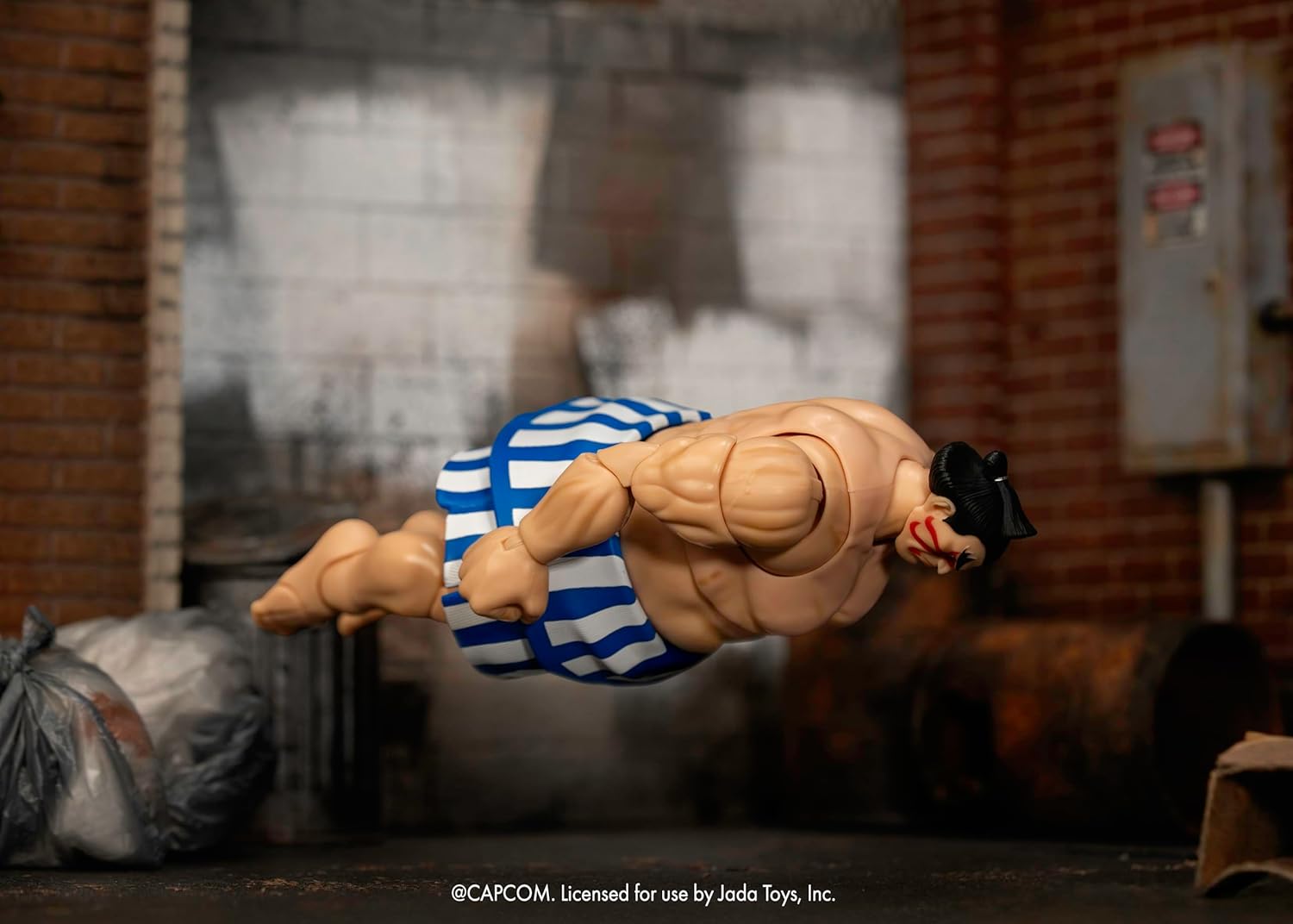 Jada Toys Street Fighter II Mr. Honda Action Figure 1:12 Deluxe Scale 6" Tall