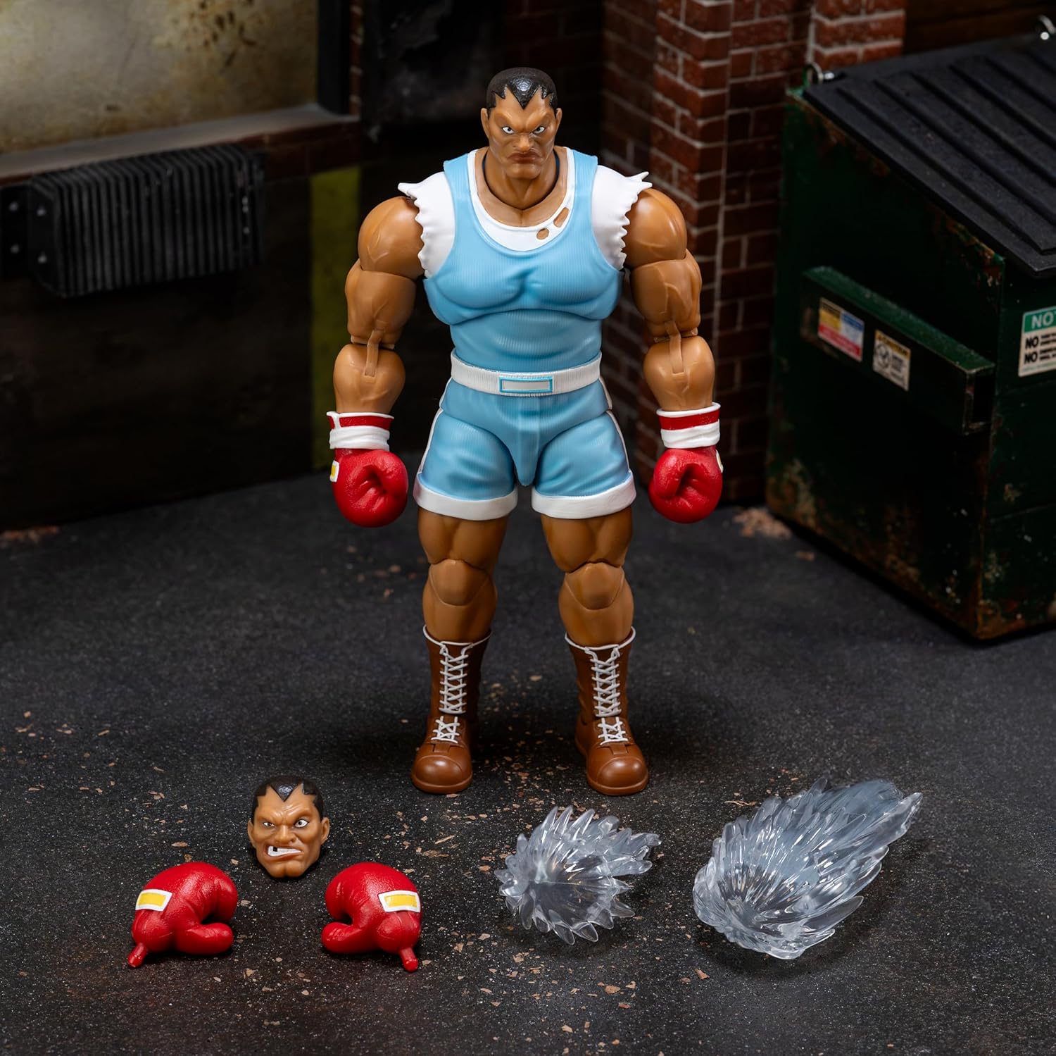 Jada Toys Street Fighter II Balrog Action Figure 1:12 Deluxe Scale 6" Tall