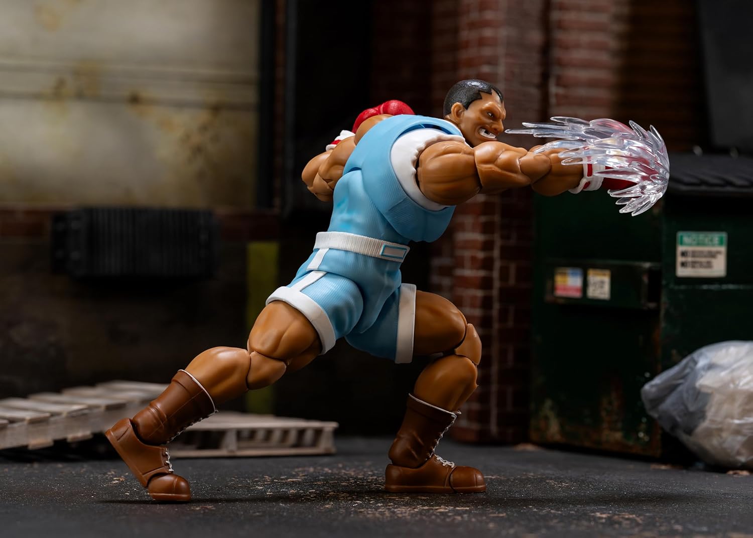 Jada Toys Street Fighter II Balrog Action Figure 1:12 Deluxe Scale 6" Tall