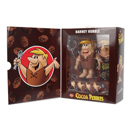 Jada Toys - Cocoa Pebbles Barney Rubble Action Figure Toys – 1:12 Scale – Fully Articulated – Retro Cartoon Collectible