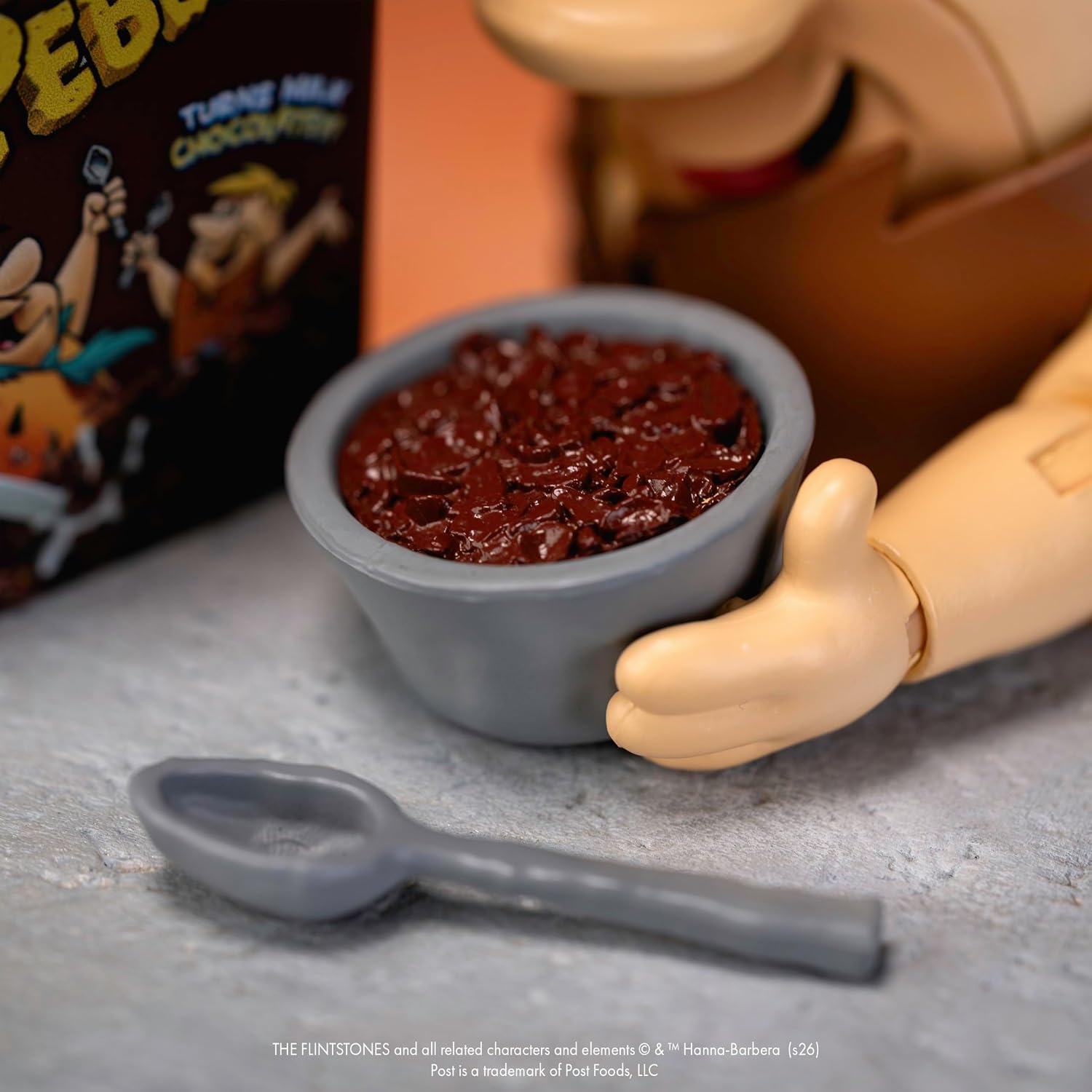 Jada Toys - Cocoa Pebbles Barney Rubble Action Figure Toys – 1:12 Scale – Fully Articulated – Retro Cartoon Collectible
