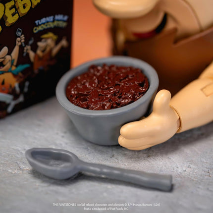 Jada Toys - Cocoa Pebbles Barney Rubble Action Figure Toys – 1:12 Scale – Fully Articulated – Retro Cartoon Collectible