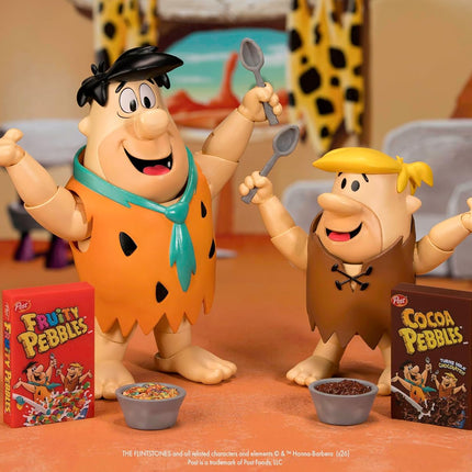 Jada Toys - Cocoa Pebbles Barney Rubble Action Figure Toys – 1:12 Scale – Fully Articulated – Retro Cartoon Collectible