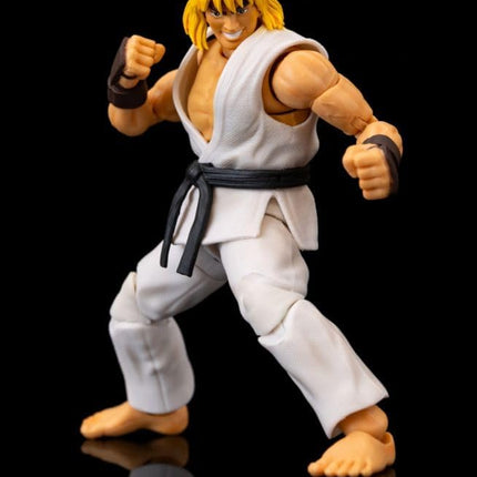 Jada Toys – Street Fighter II Ken Action Figure (Version 2 Exclusive) - 1:12 Scale Collectible