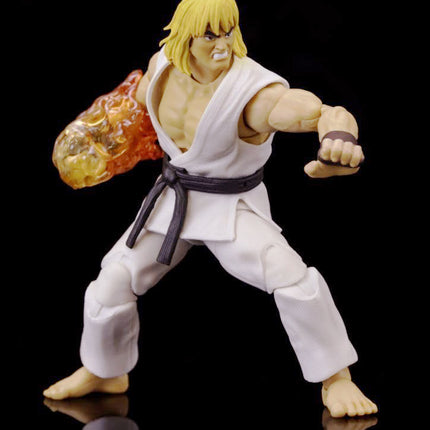 Jada Toys – Street Fighter II Ken Action Figure (Version 2 Exclusive) - 1:12 Scale Collectible