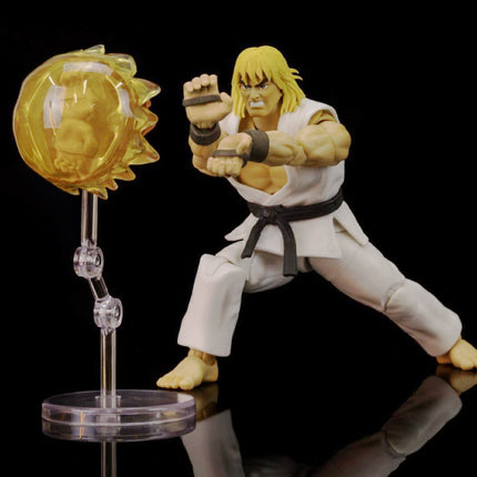 Jada Toys – Street Fighter II Ken Action Figure (Version 2 Exclusive) - 1:12 Scale Collectible