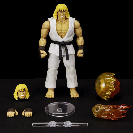 Jada Toys – Street Fighter II Ken Action Figure (Version 2 Exclusive) - 1:12 Scale Collectible