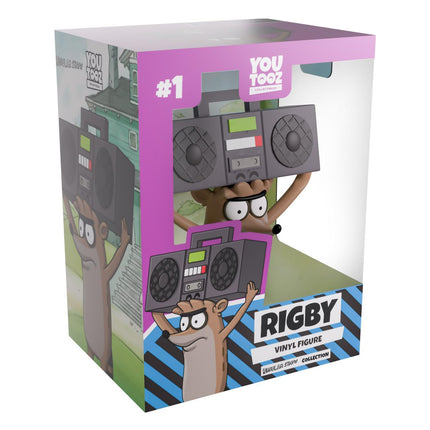 Youtooz - Regular Show Rigby 4.2" Vinyl Figure, Fan-Favorite Collectible