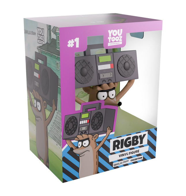 Youtooz - Regular Show Rigby 4.2" Vinyl Figure, Fan-Favorite Collectible