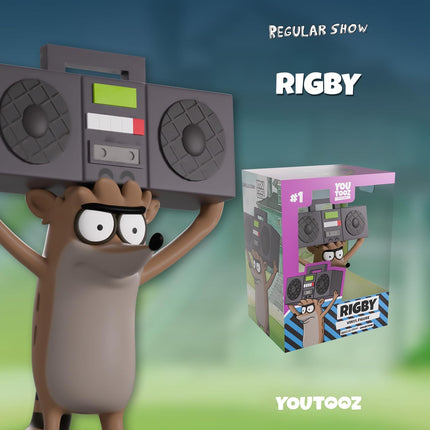 Youtooz - Regular Show Rigby 4.2" Vinyl Figure, Fan-Favorite Collectible
