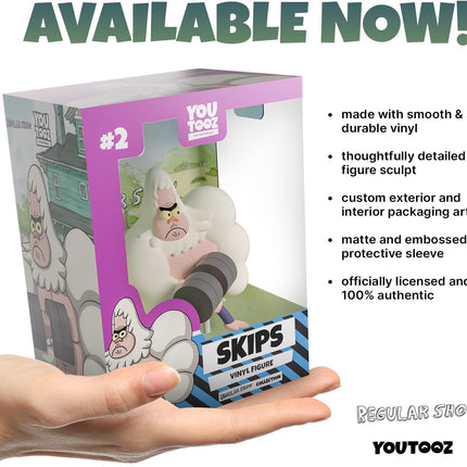 Youtooz - Regular Show Skips 4.1" Vinyl Figure, Immortal Yeti Collectible