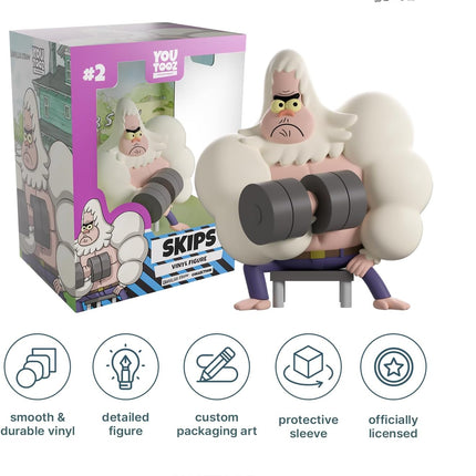 Youtooz - Regular Show Skips 4.1" Vinyl Figure, Immortal Yeti Collectible