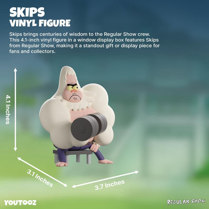 Youtooz - Regular Show Skips 4.1" Vinyl Figure, Immortal Yeti Collectible