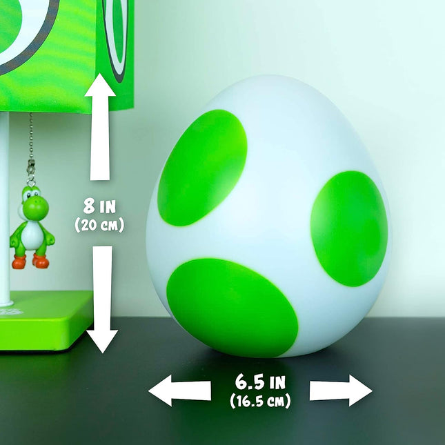 Yoshi Egg Light 8 in x 7 in | Super Mario Gifts and Room Décor |Officially Licensed Nintendo Merchandise