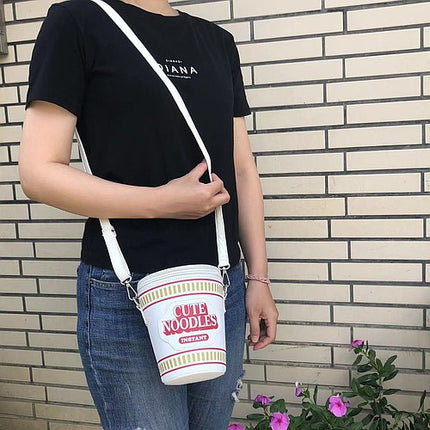 Cute Noodles Cup CrossBody Bag