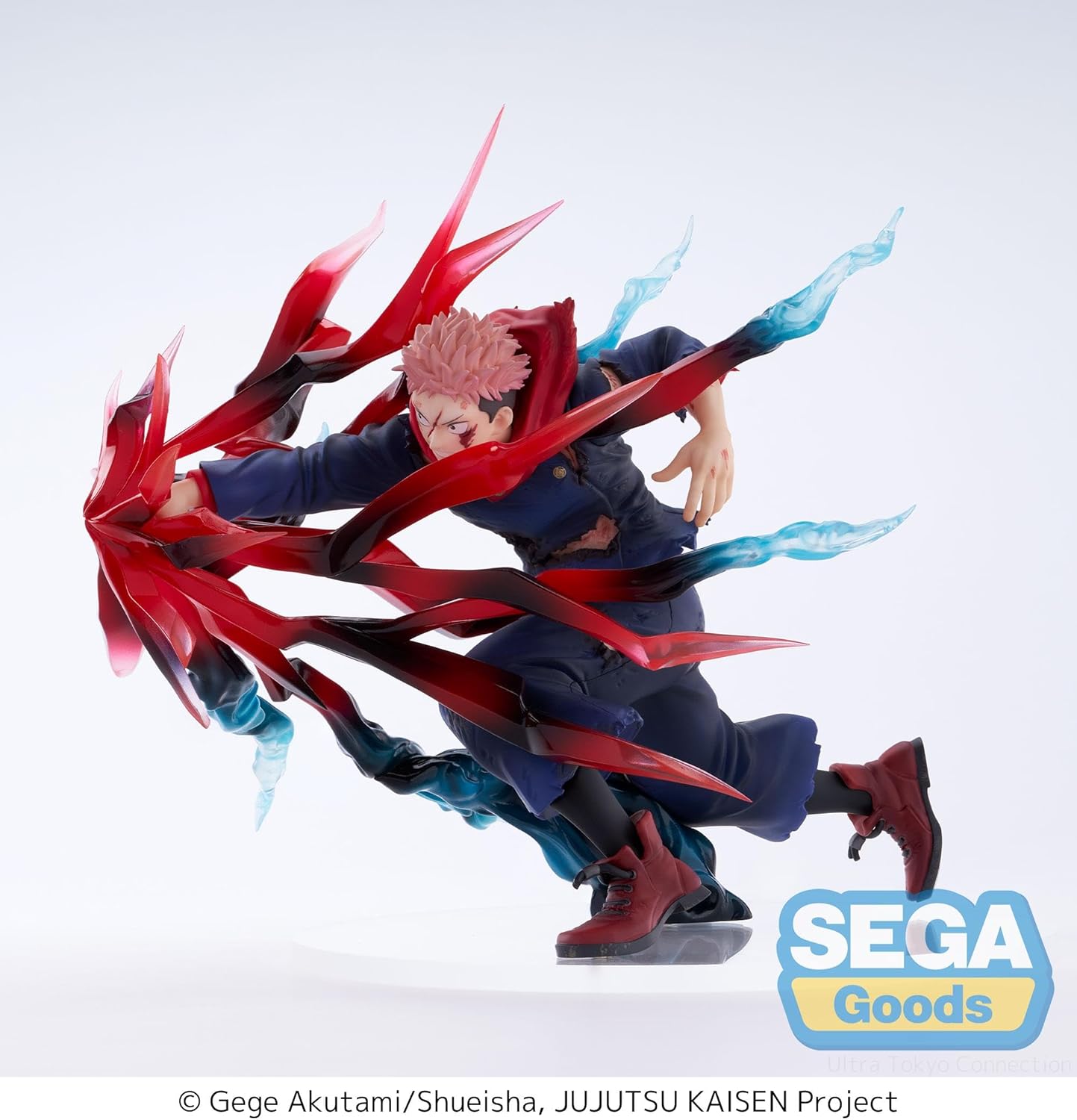 SEGA-Luminasta Jujutsu Kaisen Yuji Itadori Black Flash Figure