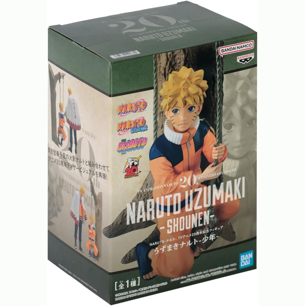 NARUTO FIGURE 20TH ANNIVERSARY NARUTO UZUMAKI SHOUNEN