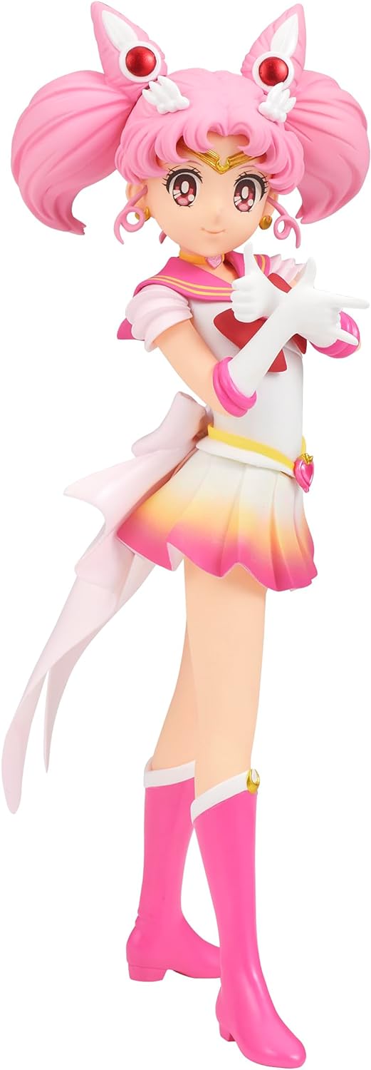 Banpresto - Pretty Guardian Sailor Moon Cosmos The Movie - Super Sailor Chibi Moon (ver. B), Bandai Spirits Glitter & Glamours Figure