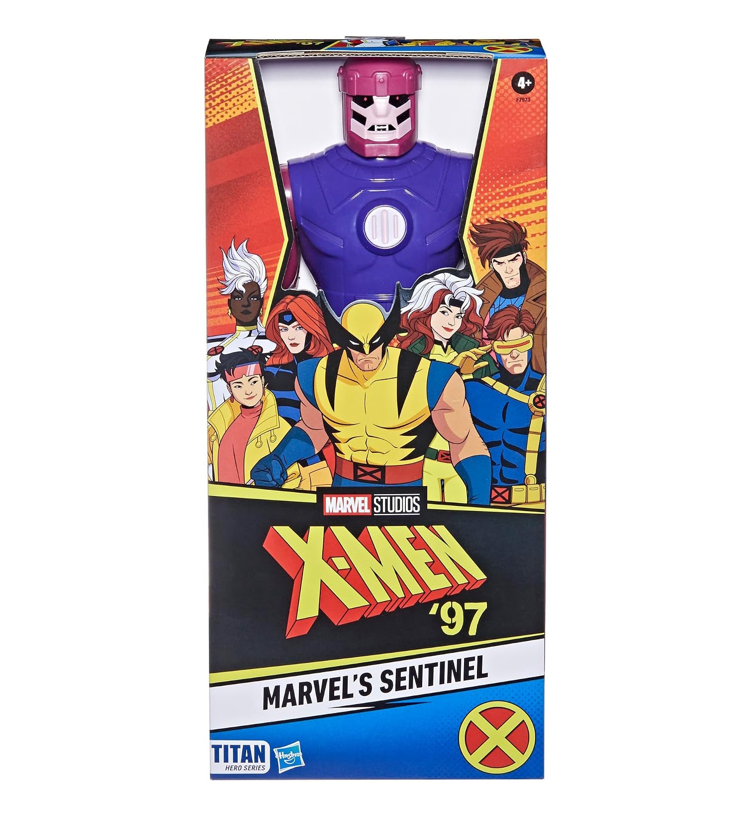 Marvel Titan Hero Series X-Men Sentinel Action Figure, 14-Inch-Scale, Super Hero Toys