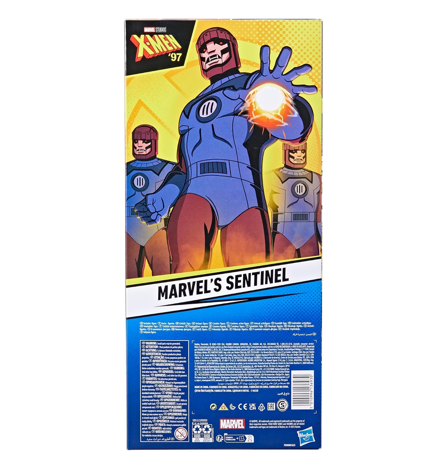 Marvel Titan Hero Series X-Men Sentinel Action Figure, 14-Inch-Scale, Super Hero Toys