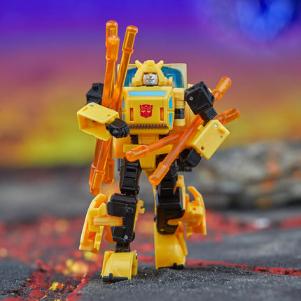Transformers Legacy Deluxe Class Origin Bumblebee 5.5-inch Converting Action Figure