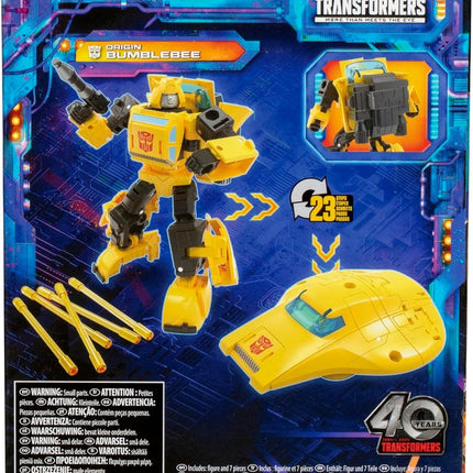 Transformers Legacy Deluxe Class Origin Bumblebee 5.5-inch Converting Action Figure