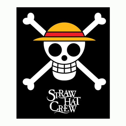 One Piece Straw Hat Pirates Throw Blanket, 50" x 60"
