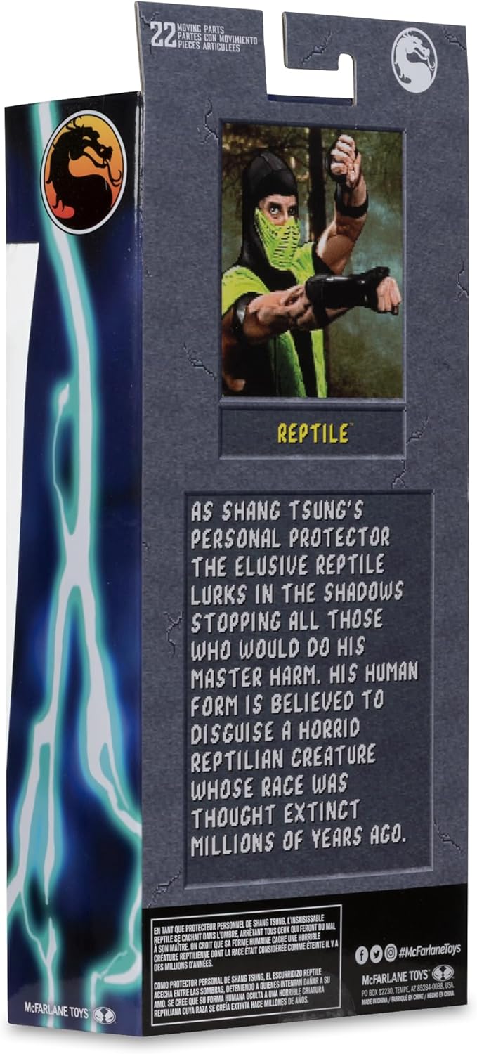 McFarlane Toys- Mortal Kombat Klassic Reptile 7in Action Figure