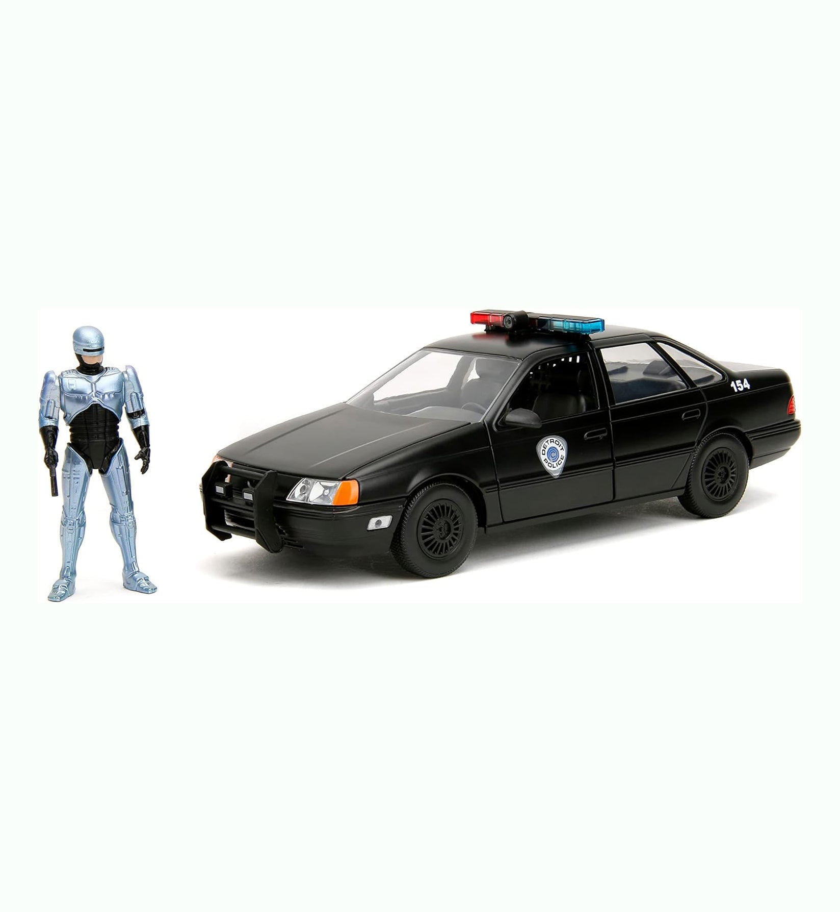 Jada Toys Robocop 35th Anniversary 1:24 OCP Ford Taurus Die-Cast Car & 2.75" Robocop Figure