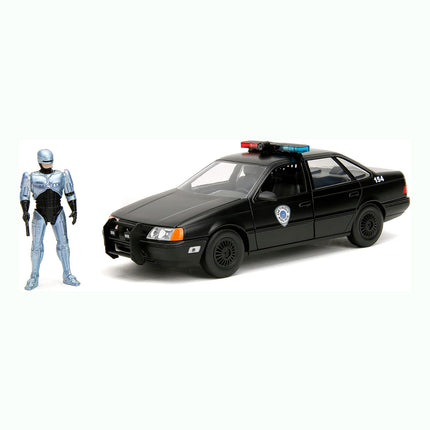 Jada Toys Robocop 35th Anniversary 1:24 OCP Ford Taurus Die-Cast Car & 2.75" Robocop Figure