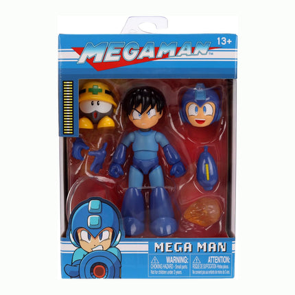 Mega Man Wave 3 Mega Man Action Figure with Neo Metal Figure – 1:12 Deluxe Scale – 6" Tall